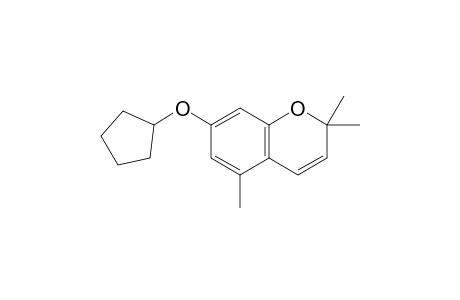 7-(cyclopentoxy)-2,2,5-trimethyl-chromene