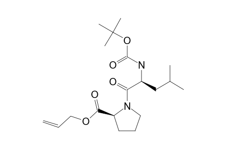 N-TERT.-BUTYLOXYCARBONYL-L-LEUCYL-L-PROLINE-ALLYLESTER
