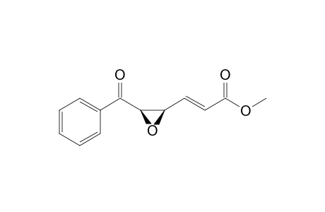 Methyl 4,5-epoxy-5-benzoylpent-2-enoate