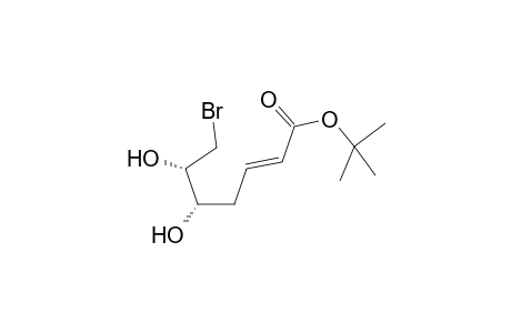 (E,5S,6S)-7-bromo-5,6-dihydroxy-2-heptenoic acid tert-butyl ester