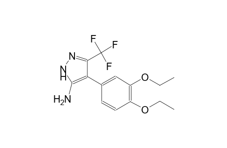 1H-pyrazol-5-amine, 4-(3,4-diethoxyphenyl)-3-(trifluoromethyl)-