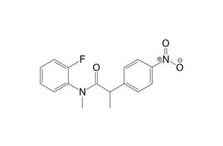N-(2-Fluorophenyl)-N-methyl-2-(4-nitrophenyl)propanamide