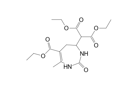 Propanedioic acid, [6-(ethoxycarbonyl)-2,3,4,5-tetrahydro-7-methyl-2-oxo-1H-1,3-diazepin -4-yl]-, diethyl ester