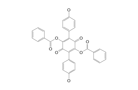 benzoic acid [4-(benzoyloxy)-2,5-bis(4-hydroxyphenyl)-3,6-diketo-1-cyclohexa-1,4-dienyl] ester