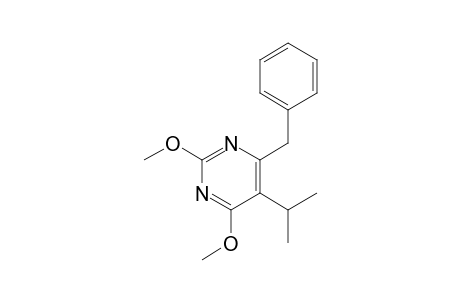 6-Benzyl-2,4-dimethoxy-5-isopropylpyrimidine