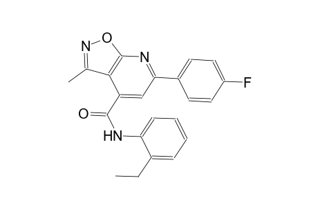 isoxazolo[5,4-b]pyridine-4-carboxamide, N-(2-ethylphenyl)-6-(4-fluorophenyl)-3-methyl-