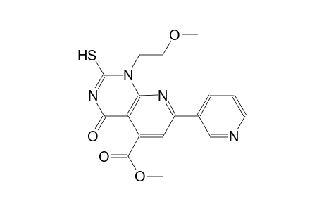 pyrido[2,3-d]pyrimidine-5-carboxylic acid, 1,4-dihydro-2-mercapto-1-(2-methoxyethyl)-4-oxo-7-(3-pyridinyl)-, methyl ester