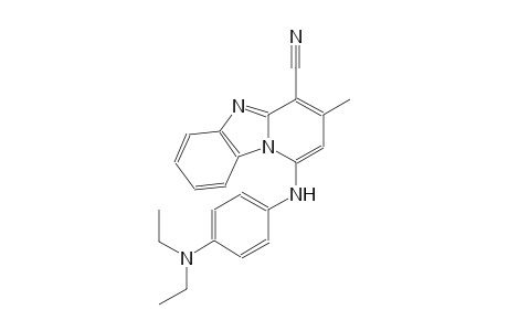 1-[4-(diethylamino)anilino]-3-methylpyrido[1,2-a]benzimidazole-4-carbonitrile