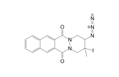 2-Methyl-3-azido-2-iodo-1,2,3,4,6,13-hexahydrobenzo[g]pyridazino[1,2-b]phthalazine-6,13-dione isomer