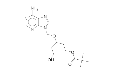2,2-Dimethylpropionic acid, 3-(6-aminopurin-9-ylmethoxy)-5-hydroxypentyl ester