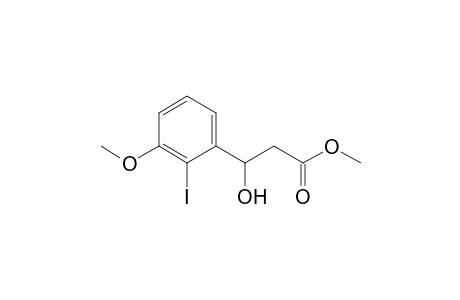 Methyl 3-Hydroxy-3-(2'-iodo-3'-methoxyphenyl)propionate