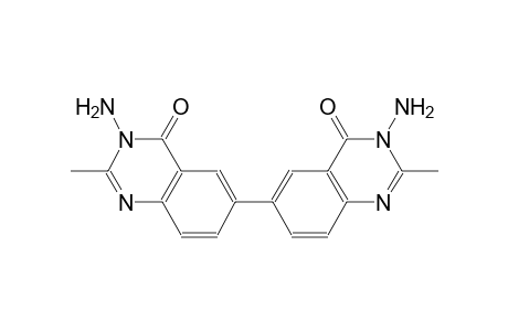 3-Amino-6-(3-amino-2-methyl-4-oxo-6-quinazolinyl)-2-methyl-4-quinazolinone