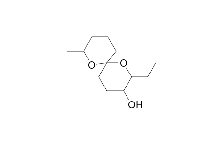 (2RS,3SR,6RS,8SR)-2-Ethyl-8-methyl-1,7-dioxaspiro[5.5]undecan-3-ol
