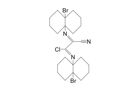 3-Chloro-2,3-bis(6-bromo-1-decalinylimino)-propionitrile