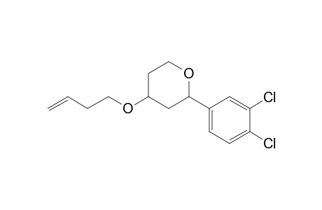 2-(3,4-Dichlorophenyl)-4-(3-butenoxy)tetrahydropyran
