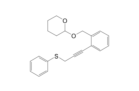 2-Tetrahydropyranyloxymethyl-1-(3-phenylthiopropynyl)benzene