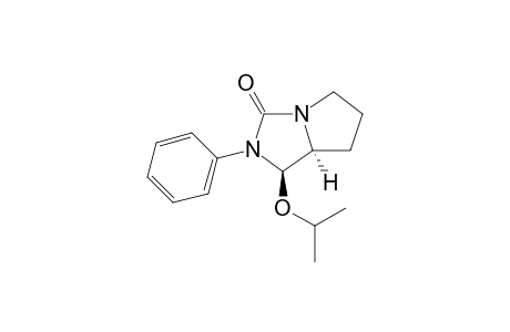(-)-(1R,7aS)-1-isopropoxy-2-phenyltetrahydro-1H-pyrrolo[1,2-c]imidazol-3(2H)-one