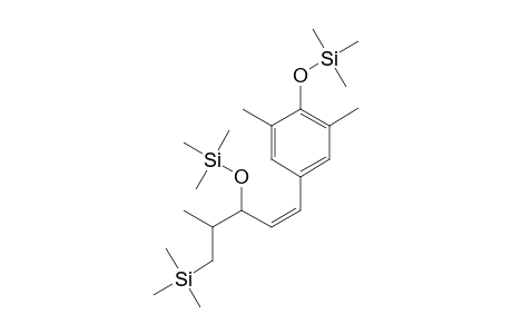 2,6-Dimethyl-4-[4-[(trimethylsilyl)methyl]-3-[(trimethylsilyloxy]-4-pentenyl-1-(trimethylsilyl)oxy]benzene