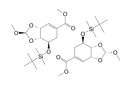 Methyl (3R,4R,5R)-5-((tert-Butyl)dimethylsilyloxy]-3,4-[(methoxymethylene)dioxy]cyclohex-1-ene-1-carboxylate