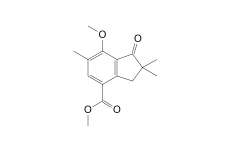Methyl 7-Methoxy-2,2,6-trimethyl-1-oxoindan-4-carboxylate