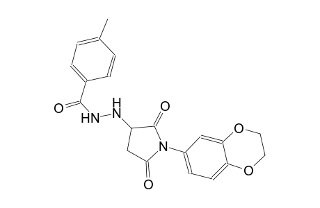 N'-[1-(2,3-dihydro-1,4-benzodioxin-6-yl)-2,5-dioxo-3-pyrrolidinyl]-4-methylbenzohydrazide