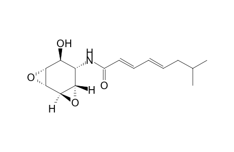 (1S,2R,4,.5S.6S,7S)-7-Methylocta-2(E)-4(E)-dienoic acid (6-Hydroxy-3,8-dioxatricyclo[5.1.0.0(2,4)]oct-5-yl)amide