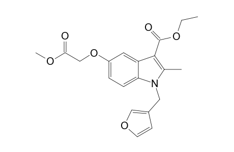 1-Furfuryl-3-carbethoxy-5-methoxycarbonylmethoxy-2-methylindole