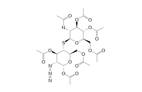 1,3,6-TRI-O-ACETYL-4-S-(2-ACETAMIDO-3,4,6-TRI-O-ACETYL-2-DEOXY-BETA-D-GLUCOPYRANOSYL)-2-AZIDO-2-DEOXY-4-THIO-ALPHA-D-GLUCOPYRANOSIDE