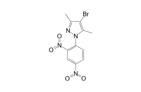 4-BROMO-3,5-DIMETHYL-1-(2',4'-DINITROPHENYL)-PYRAZOLE