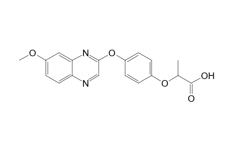 2-[4-(7-methoxyquinoxalin-2-yl)oxyphenoxy]propanoic acid