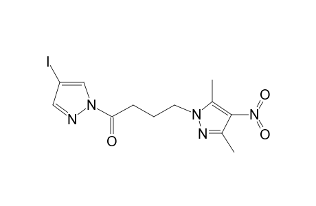 1H-Pyrazole, 1-[4-(4-iodo-1H-pyrazol-1-yl)-4-oxobutyl]-3,5-dimethyl-4-nitro-