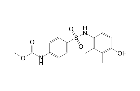 Methyl 4-[(4-hydroxy-2,3-dimethylanilino)sulfonyl]phenylcarbamate