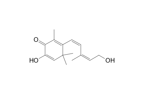 2,5-Cyclohexadien-1-one, 6-hydroxy-3-(5-hydroxy-3-methyl-1,3-pentadienyl)-2,4,4-trimethyl-, (E,Z)-