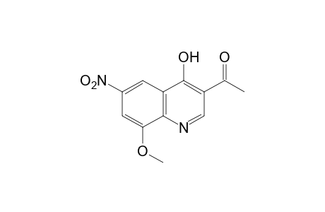 4-hydroxy-8-methoxy-6-nitro-3-quinolyl methyl ketone
