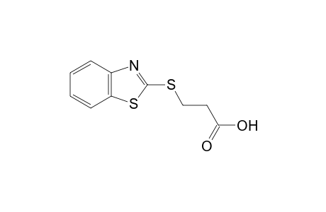 3-[(2-benzothiazolyl)thio]propionic acid
