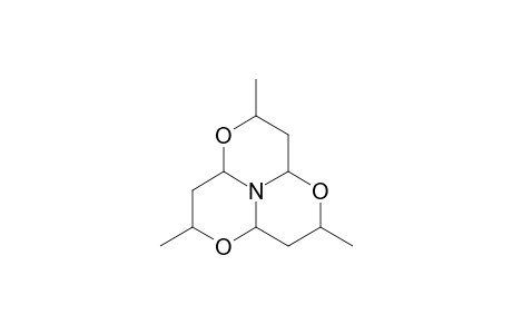 2H,5H,8H-1,4,7-Trioxa-9b-azaphenalene, hexahydro-2,5,8-trimethyl-
