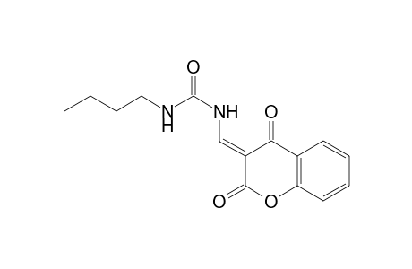 3-[(Butylureido)methylene]-4-oxocoumarin
