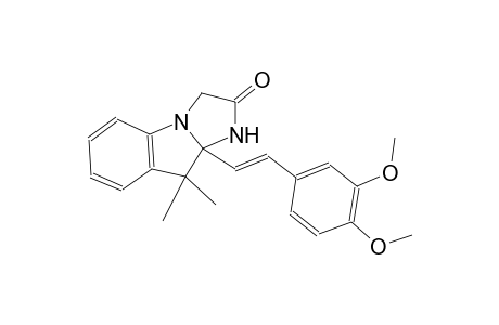 1H-imidazo[1,2-a]indol-2(3H)-one, 9a-[(E)-2-(3,4-dimethoxyphenyl)ethenyl]-9,9a-dihydro-9,9-dimethyl-