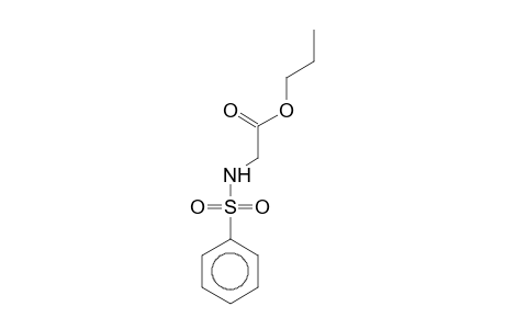 2-(benzenesulfonamido)acetic acid propyl ester