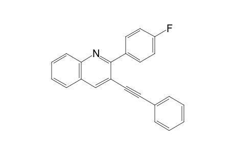 2-(4-Fluorophenyl)-3-(phenylethynyl)quinoline