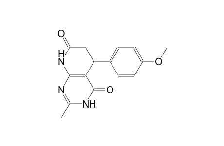 pyrido[2,3-d]pyrimidine-4,7(3H,6H)-dione, 5,8-dihydro-5-(4-methoxyphenyl)-2-methyl-