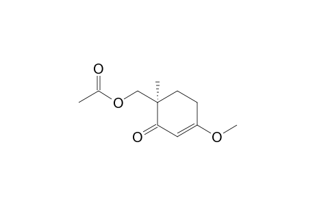 (R)-6-Acetoxymethyl-3-methoxy-6-methyl-2-cyclohexenone