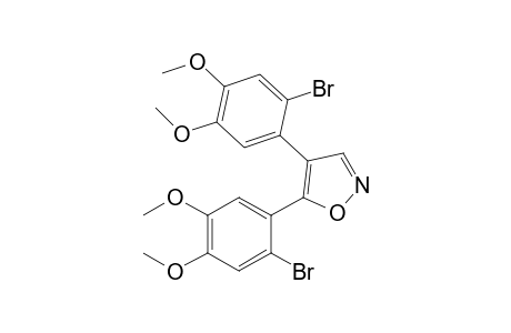 4,5-Bis(2-bromo-4,5-dimethoxyphenyl)isoxazole