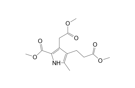 1H-Pyrrole-3-propanoic acid, 5-methoxycarbonyl-4-methoxycarbonylmethyl-2-methyl-, methyl ester