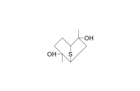 exo-2,endo-6-Dihydroxy-2,6-dimethyl-9-thia-bicyclo(3.3.1)nonane