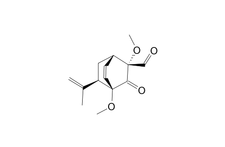 (1S,2R,4R,8R)-2,4-dimethoxy-3-oxidanylidene-8-prop-1-en-2-yl-bicyclo[2.2.2]oct-5-ene-2-carbaldehyde