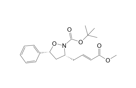 Methyl 4-[(3R,5R)-2'-(t-Butoxycarbonyl)-5'-phenylisoxazolidin-3'-yl]-but-2(E)-enoate