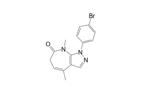 1-PARA-BROMOPHENYL-4,8-DIMETHYL-6H-PYRAZOLO-[3,4-B]-AZEPIN-7-ONE