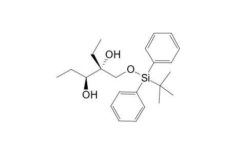 (3R,4S)-3-[[tert-butyl(diphenyl)silyl]oxymethyl]hexane-3,4-diol