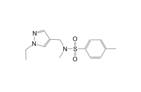 N-[(1-ethyl-1H-pyrazol-4-yl)methyl]-N,4-dimethylbenzenesulfonamide